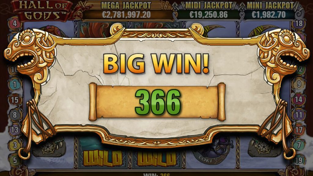 Hall of Gods - Big Win